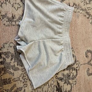 Light Gray Casual Shorts